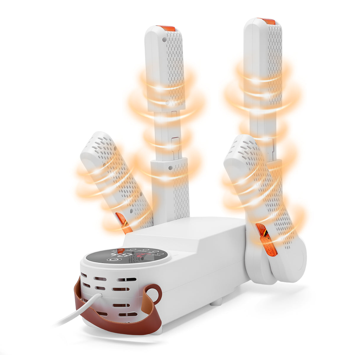 Boot Dryer, Shoe Dryer, Electric Gloves Warmer, 4-Pipes with Timer, Quiet Portable Warmer for Ski Boots, Shoes, Gloves, Socks, Hats