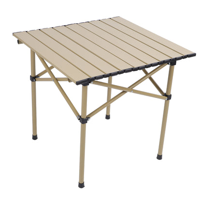 Folding Camping Chairs Camping Table Chairs Set High Load Bearing Portable Folding Aluminum Alloy Camping Square Table Chairs With Storage Bags For Outdoor