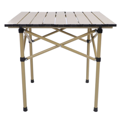 Folding Camping Chairs Camping Table Chairs Set High Load Bearing Portable Folding Aluminum Alloy Camping Square Table Chairs With Storage Bags For Outdoor