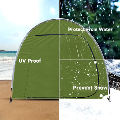 Outdoor Bike Covers Storage Tent,210D Oxford Thick Waterproof Fabric,Bike Storage Shed for 1 to 2 Bikes