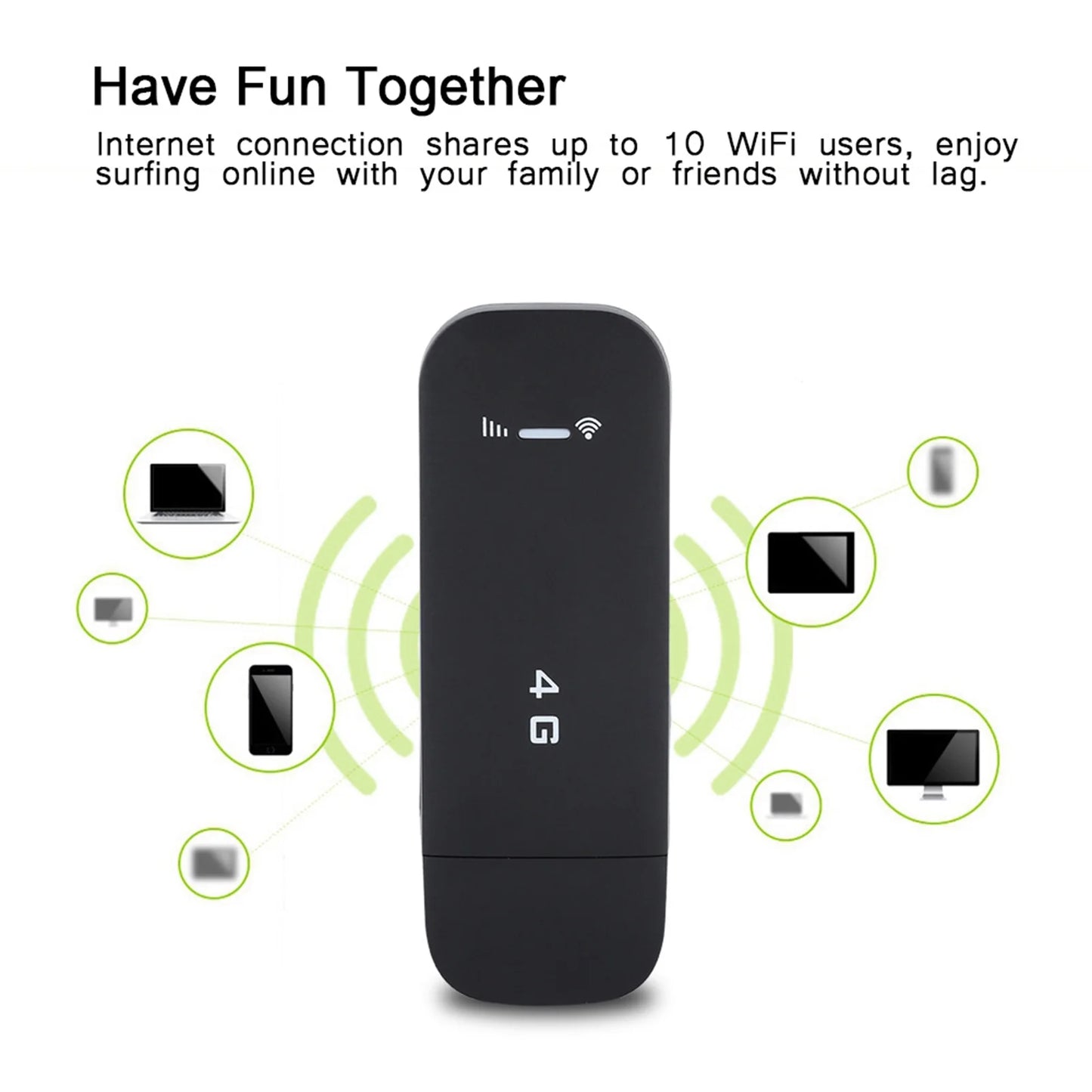 Mobile Hotspot, WiFi Router, Portable 4G WiFi Router For Chatting Online For Surfing Online
