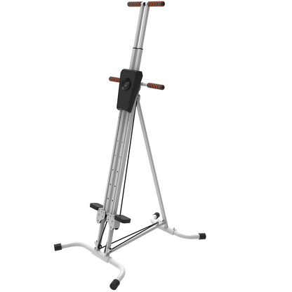Folding Vertical Climber Heavy Duty 440lbs Loading Exercise Vertical Climber Stepper Home Gym Fitness Workout Cardio Machine
