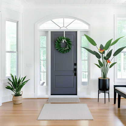 4 Feet Artificial Plant Fake Tropical Bird of Paradise Tree for Home Office Wedding Valenine Decor