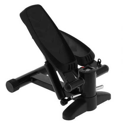 Eotvia Steppers for Exercise, Portable Mini Stepper with Resistance Bands for Home Gym Cardio, Air Stepper Climber Machine with Digital Monitor, Anti-slip Mat, Under Desk Exercise Machine, Max 330lbs