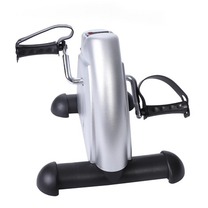 Anauto Portable Hand Foot Pedal Trainer Exerciser Mini Exercise Bike Bicycle for Gym Indoor, Hand Foot Pedal Trainer, Portable Exercise Bike