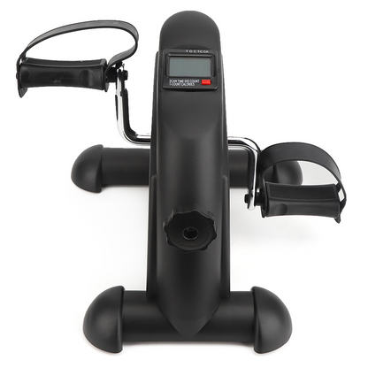 Eotvia Under Desk Bike Pedal Exerciser, Mini Exercise Bike Portable Peddler with Digital Display, Black Leg/Arm Exercise Bike Foot Cycle with Adjustable Resistance/Non-slip Pedals for Home Office