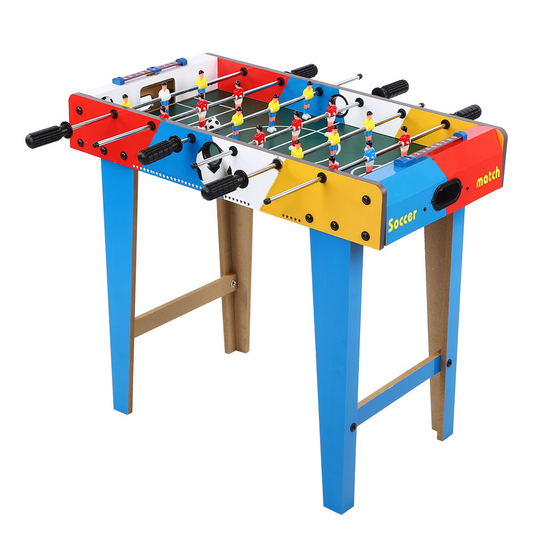 Eotvia Foosball Table for Kids, Home Arcade Table Soccer Game Table, Air Hockey Table Pool Table Game Table for Home Game Room, Foosball Game Table Foosball Soccer Table, 27.6" x 14.2" x 24"