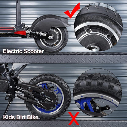 Eotvia 10in Electric Scooter Tire with 10x2.5in Inner Tube Inflatable Rubber Tyre Replacement 255x80 Outer Tube