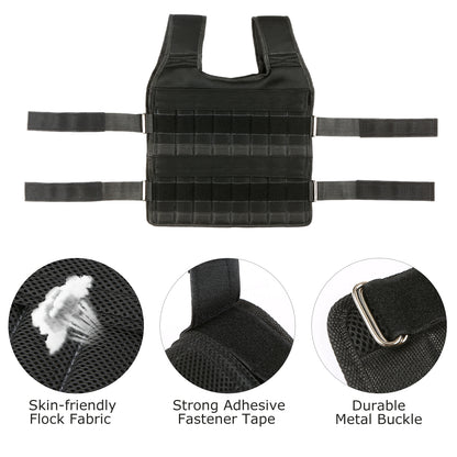 Adjustable Weighted Vest + Leg Weights + Arm Weights for Men(77, 13 & 11 lbs), 3-in-1 Weighted Running Vest for Walking, Jogging & Strength Training, Ideal Weighted Workout Vest for Men